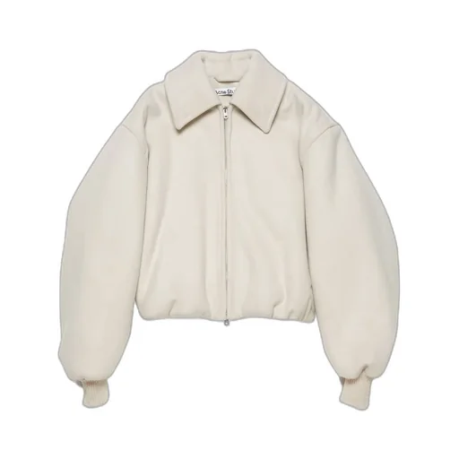 Wool-Blend Bomber Jacket