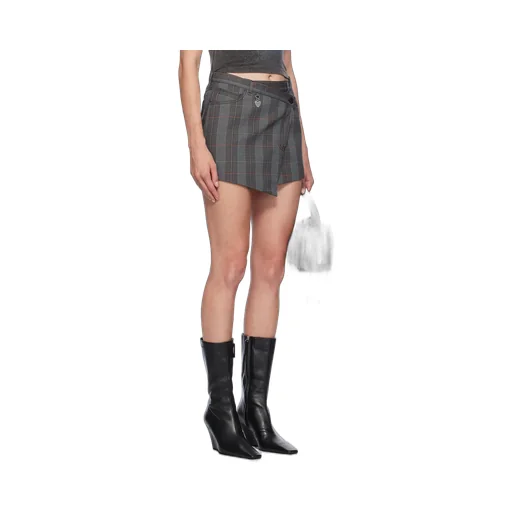 Checked Skirt