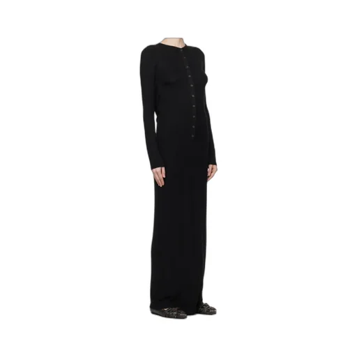 Open Back Crewneck Maxi Dress