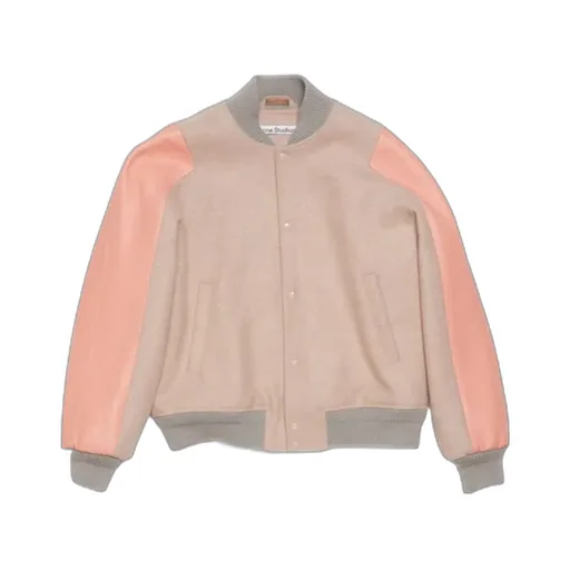 Wool-Blend Bomber Jacket