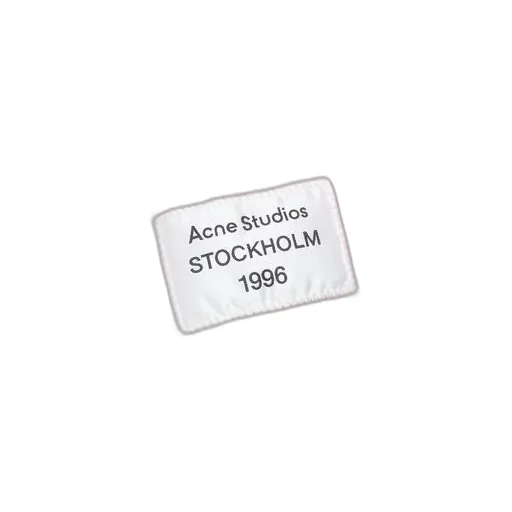 Logo Patch Fringed Scarf