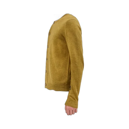 Buttoned Crewneck Sweater