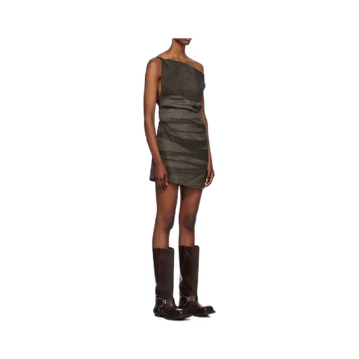 Single Shoulder Asymmetrical Dress