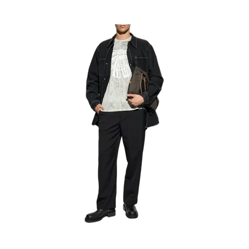 Waistband Loop Casual Pants