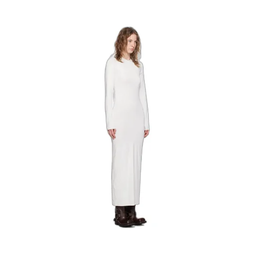 Round-Collar Long-Sleeved Dress