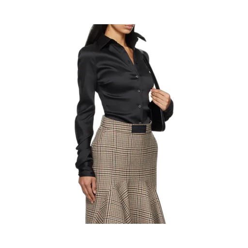 Asymmetrical Button-Down Shirt