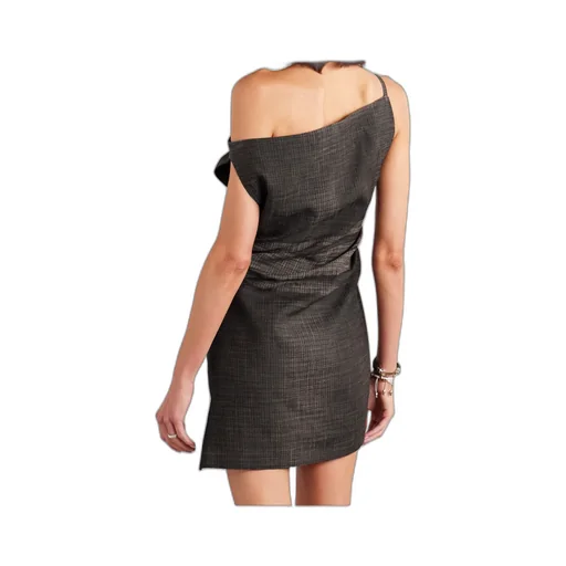 Single Shoulder Asymmetrical Dress
