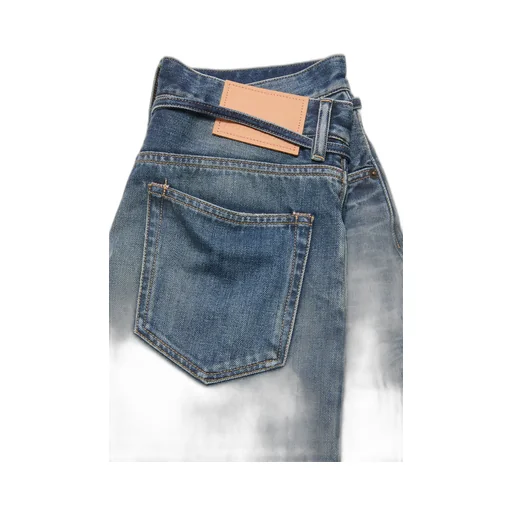 Logo-Patch Denim Shorts