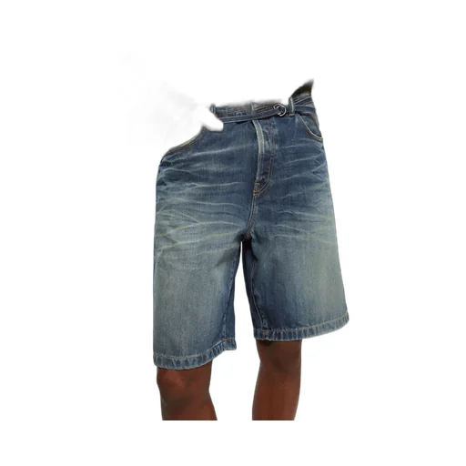 Logo-Patch Denim Shorts