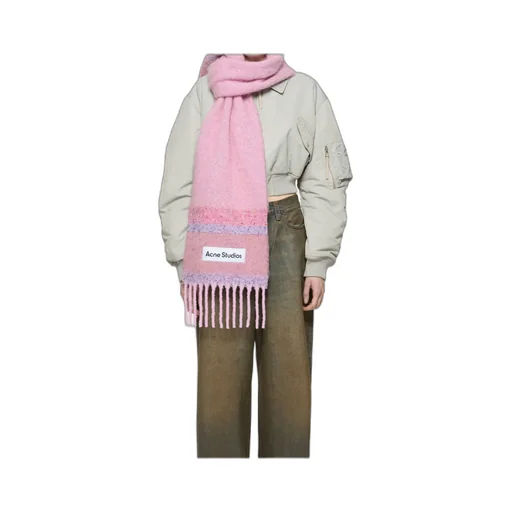 Fringed Logo Scarf