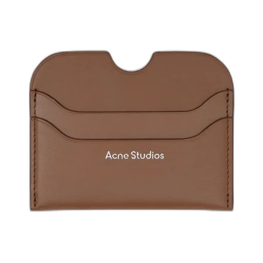 Logo Detailed Open Top Cardholder