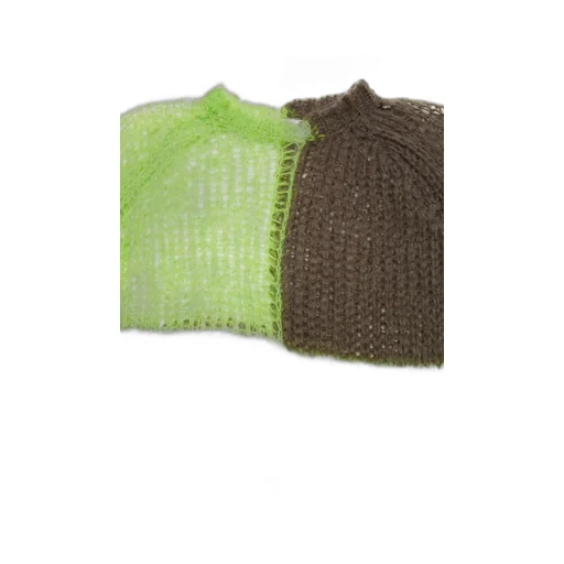 Colour-Block Knit Sweater
