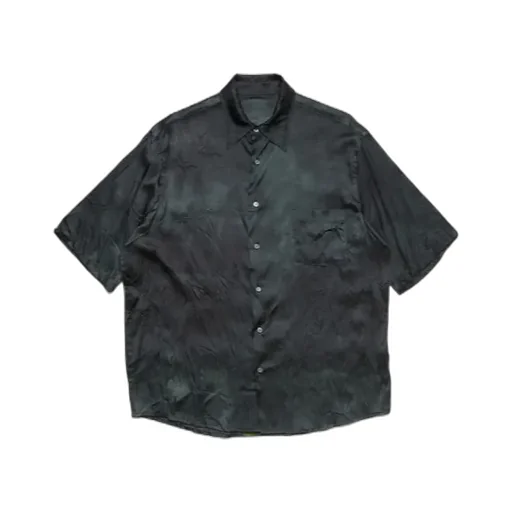 Flower Printed Short Sleeved Shirt