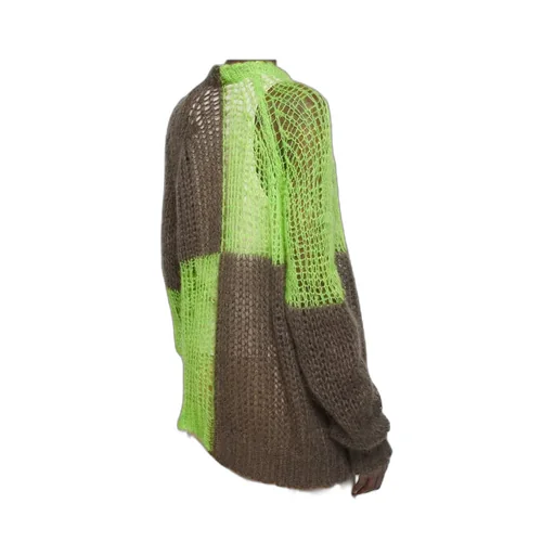 Colour-Block Knit Sweater
