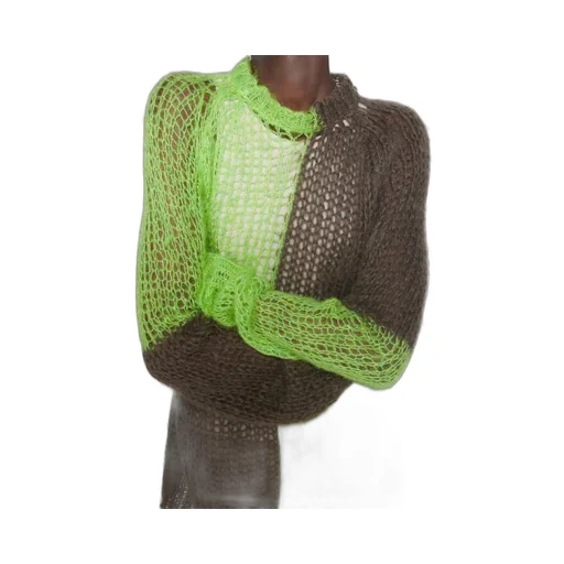 Colour-Block Knit Sweater