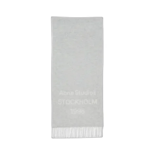 Logo Jacquard Fringed Scarf