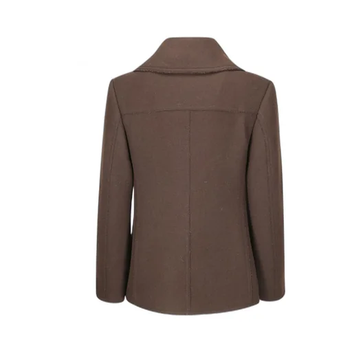 Zip Detailed Felted Jacket