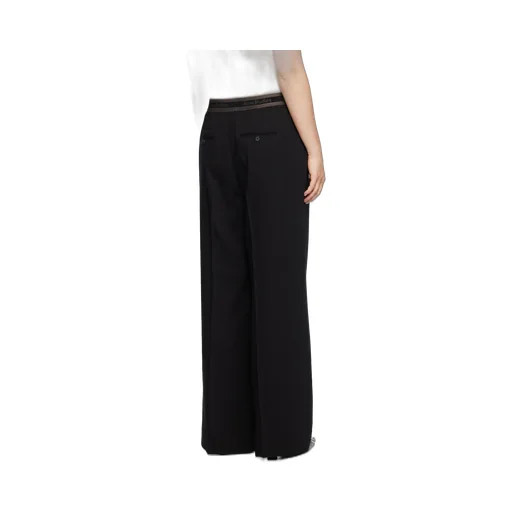 Pleated Straight-Leg Trousers