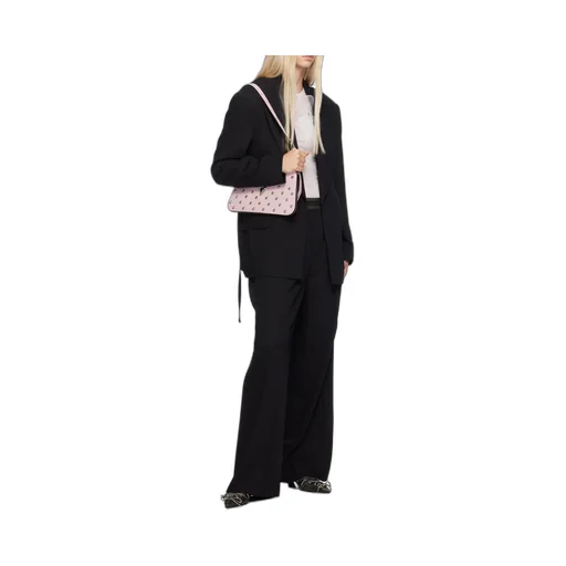 Pleated Straight-Leg Trousers
