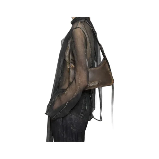 Logo Plaque Shoulder Bag