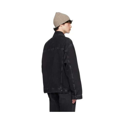 Drop-Shoulder Denim Jacket