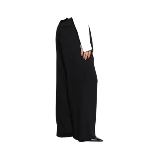 Pleated Straight-Leg Trousers