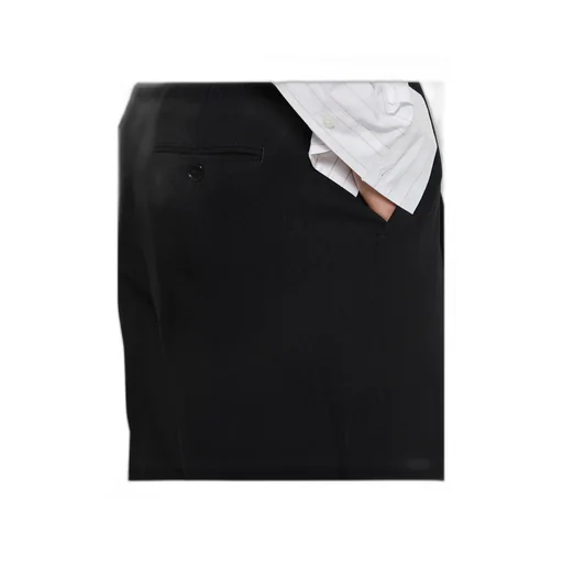 Pleated Straight-Leg Trousers