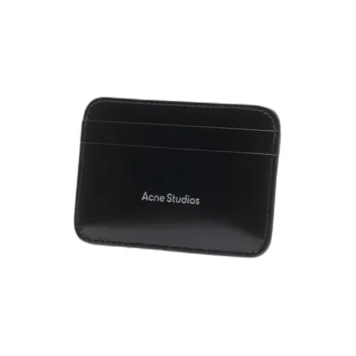 Logo Stamp Leather Wallet