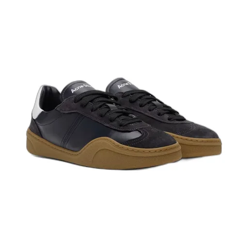 Round Toe Lace-Up Sneakers