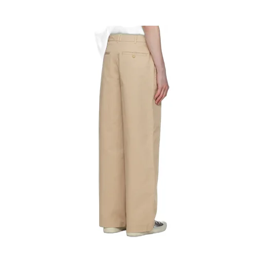 Logo Patch Wide-Leg Trousers