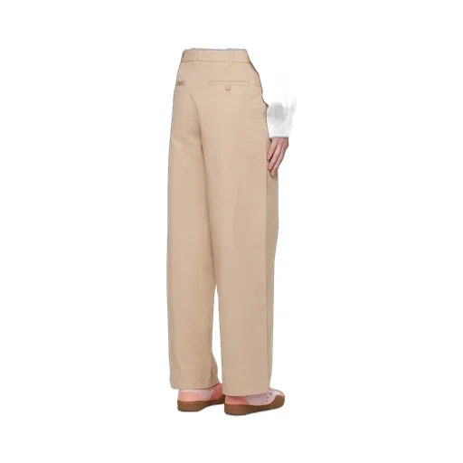 Logo Patch Wide-Leg Trousers