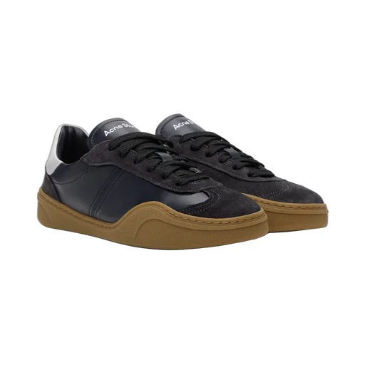 Round Toe Lace-Up Sneakers