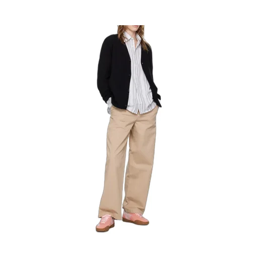 Logo Patch Wide-Leg Trousers