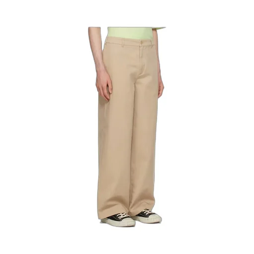 Logo Patch Wide-Leg Trousers