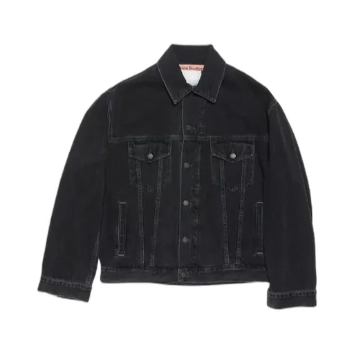 Drop-Shoulder Denim Jacket