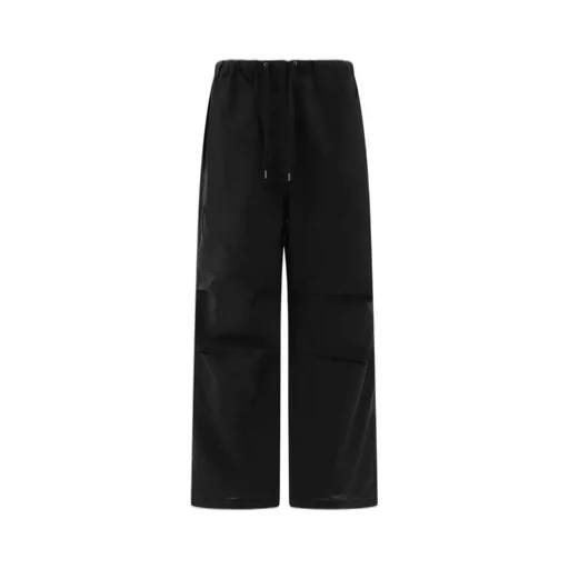 Mid-Waisted Relaxed Fit Trousers
