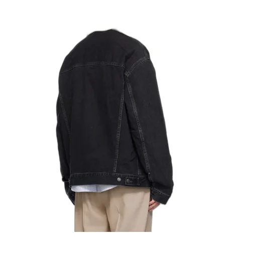 Drop-Shoulder Denim Jacket