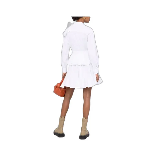 Ruffled Detail Mini Dress