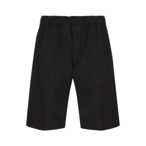 Satin Weave Knee-Length Shorts