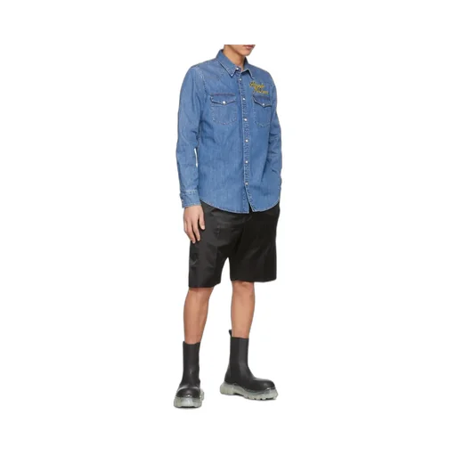 Logo Detailed Denim Shirt