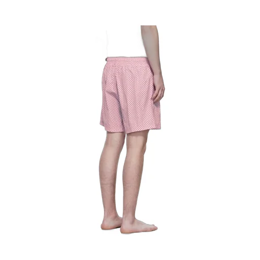Skull Print Slip-On Swim Shorts