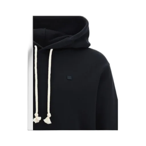 Logo Patch Drawstring Hoodie