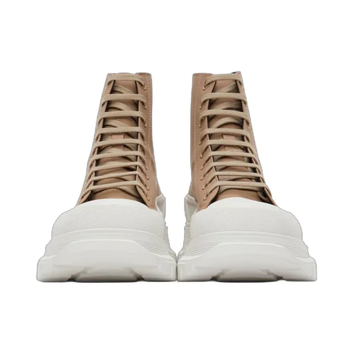 Debossed-Logo High Top Sneakers