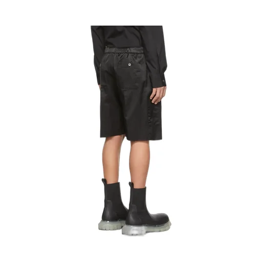 Satin Weave Knee-Length Shorts