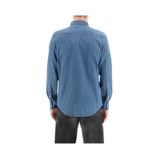 Logo Detailed Denim Shirt