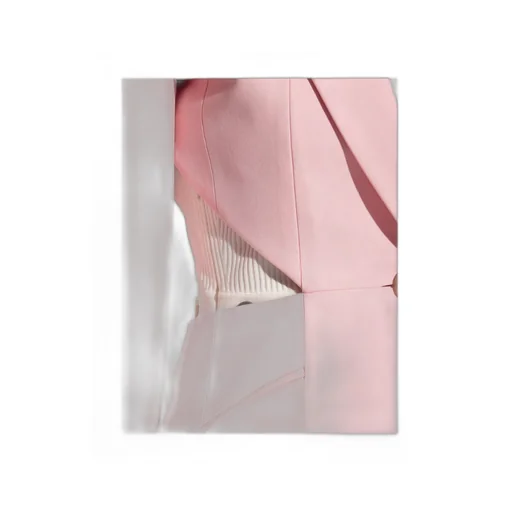 Cut-Out Detail Wool Blazer
