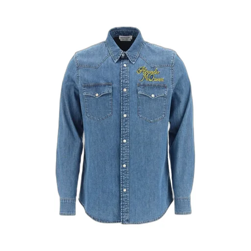 Logo Detailed Denim Shirt