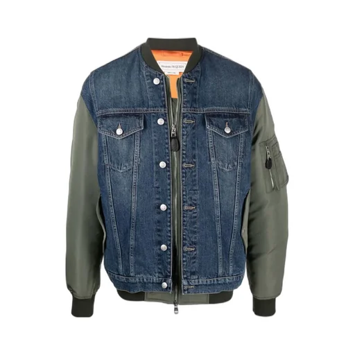 Hybrid Denim Bomber Jacket