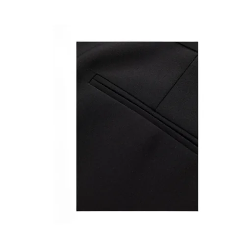 Cropped Slim Cut Trousers