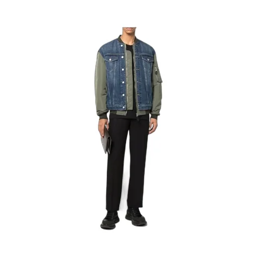 Hybrid Denim Bomber Jacket